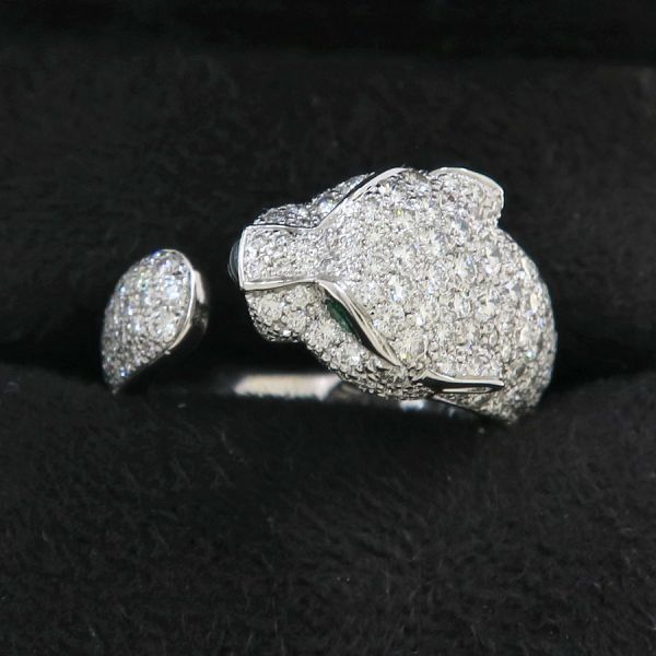 Cartier Panther de Cartier Ring Medium Model #51 (size Near Size 10) [none Fee