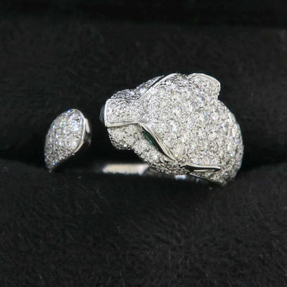 Cartier Panther de Cartier Ring Medium Model #51 (size Near Size 10) [none Fee