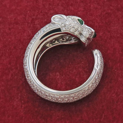 Cartier Panther de Cartier Ring Medium Model #51 (size Near Size 10) [none Fee