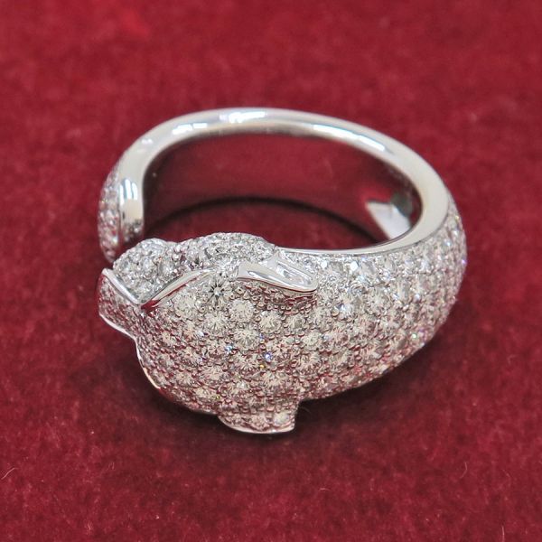 Cartier Panther de Cartier Ring Medium Model #51 (size Near Size 10) [none Fee