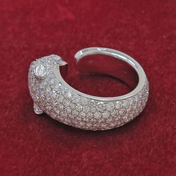 Cartier Panther de Cartier Ring Medium Model #51 (size Near Size 10) [none Fee