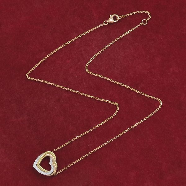 Cartier Trinity Heart Diamond Necklace