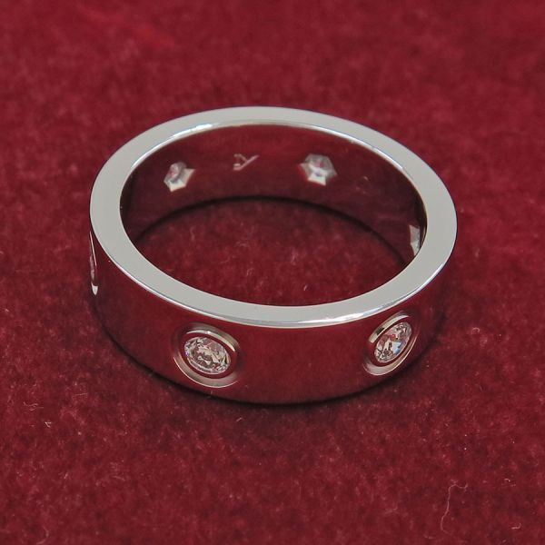 Cartier Love Ring Full Diamond #52 (size Near 11.5)[a
