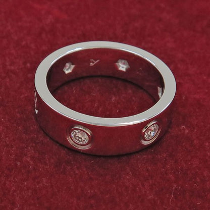 Cartier Love Ring Full Diamond #52 (size Near 11.5)[a
