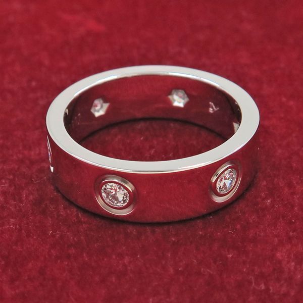 Cartier Love Ring Full Diamond #52 (size Near 11.5)[a