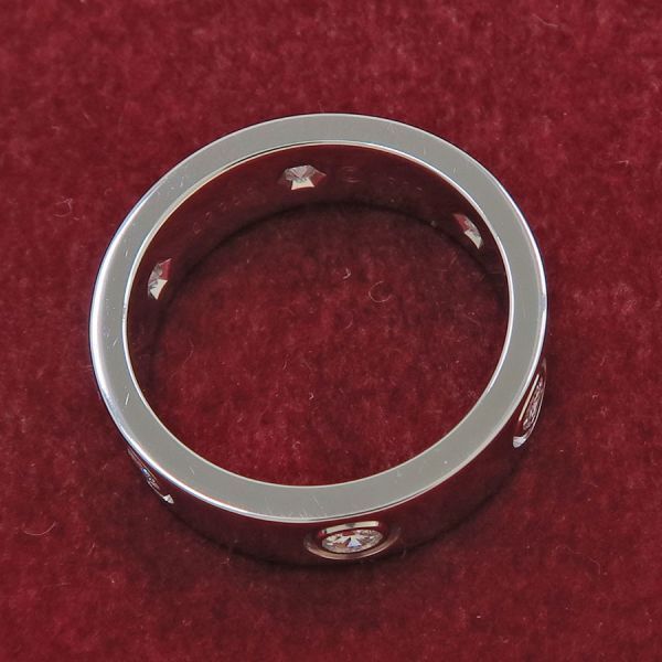 Cartier Love Ring Full Diamond #52 (size Near 11.5)[a