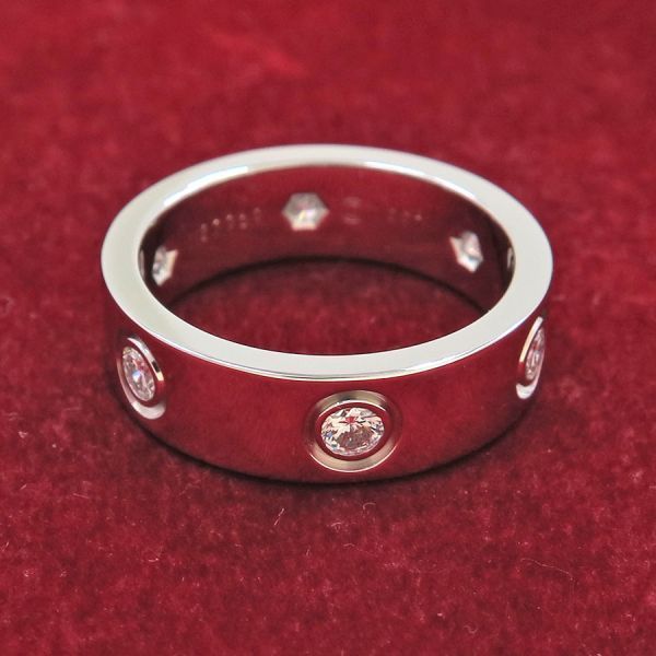 Cartier Love Ring Full Diamond #52 (size Near 11.5)[a