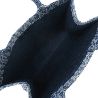 Christian Dior Book Tote Bag Medium Denim [ranked a