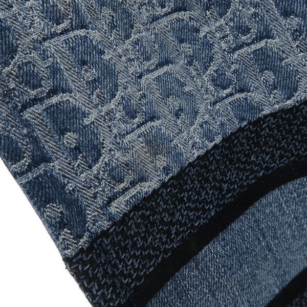 Christian Dior Book Tote Bag Medium Denim [ranked a