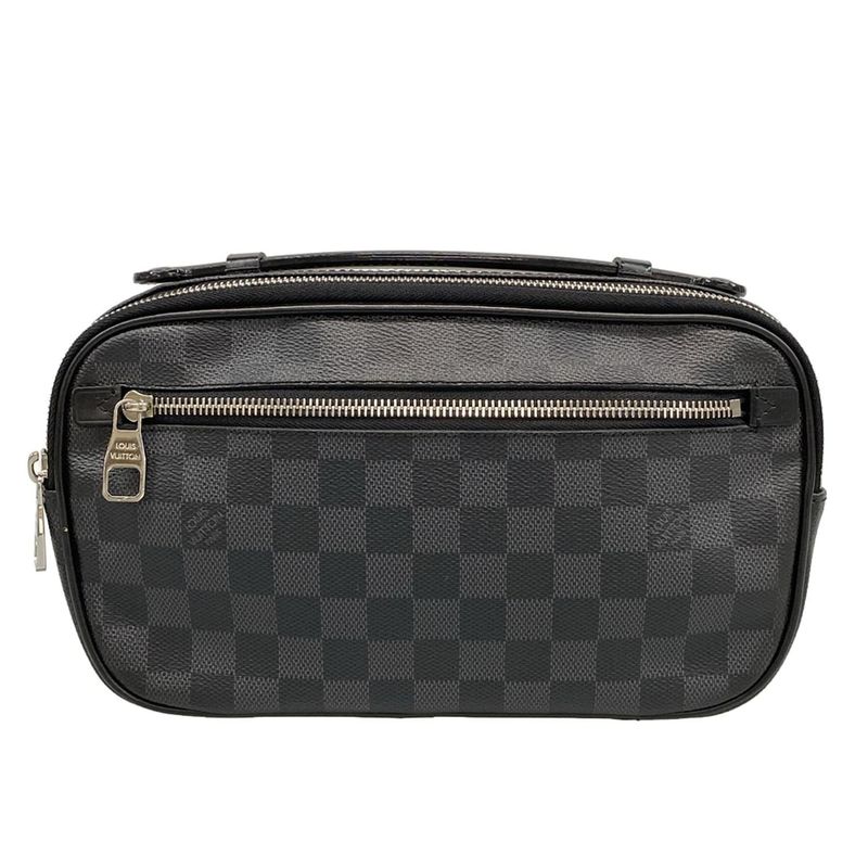 Louis Vuitton One Shoulder Bag Damier Graphite Ambler N41289 Damier Graphite