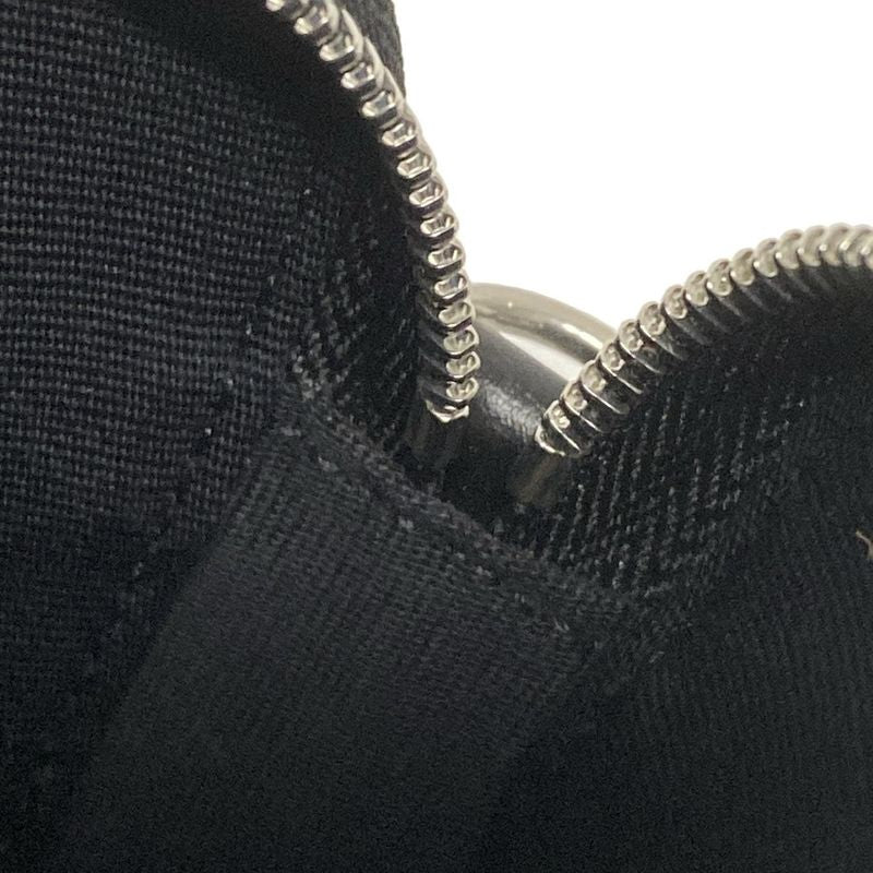 Celine Shoulder Bag Horizontal Pouch With Black And Silver Strap Detachable