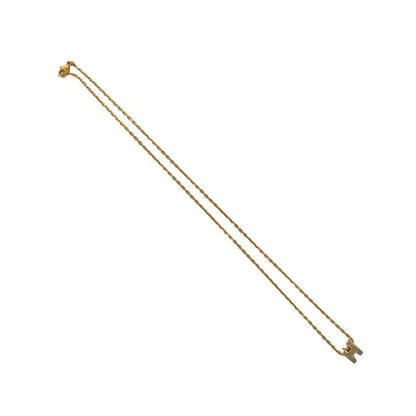 Hermes Mini Pop Ash H Motif GP Chain Necklace Pendant Accessory