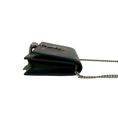 Saint Laurent Paris Kate YSL Logo Hardware Tassel Leather Chain Shoulder Bag