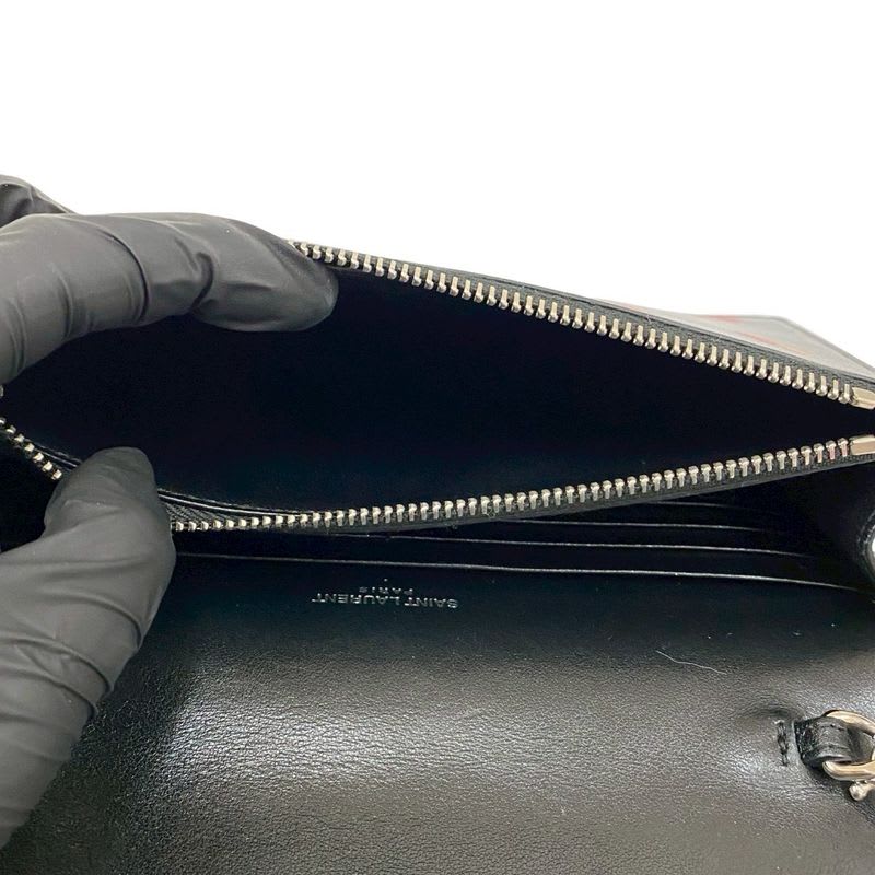 Saint Laurent Paris Kate YSL Logo Hardware Tassel Leather Chain Shoulder Bag
