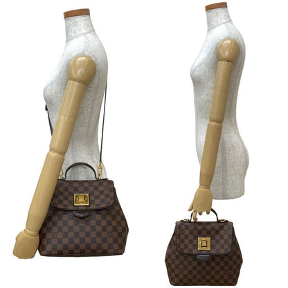 Louis Vuitton Bergamo PM Damier Leather 2-Way Handbag Tote Bag
