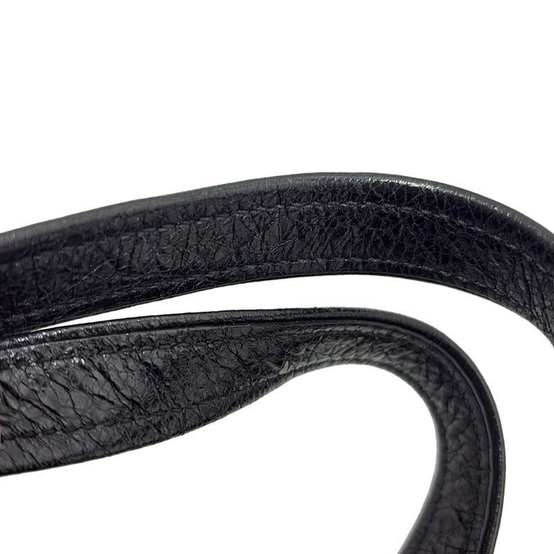 Balenciaga Tote Bag Balbes Shopper S 672983 Black Leather