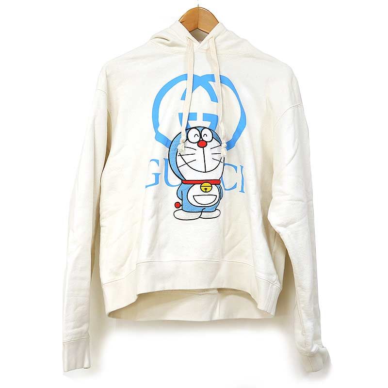 Gucci X Doraemon Pullover Hoodie 646953 XS Ivory
