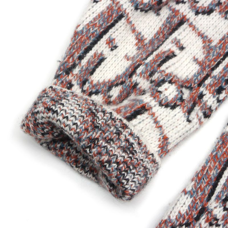 Dior Oblique Jacquard Knit Sweater XS Off-white