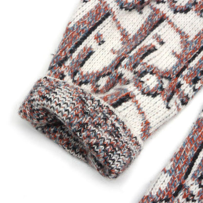 Dior Oblique Jacquard Knit Sweater XS Off-white