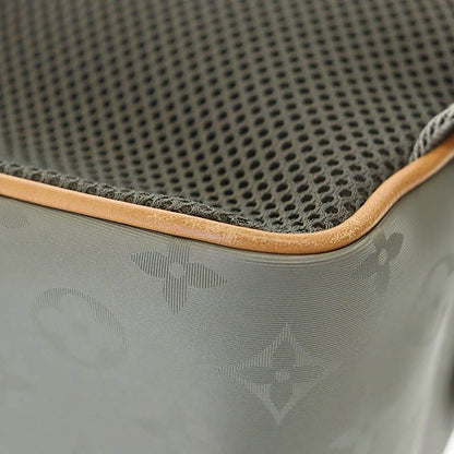 Louis Vuitton Monogram Titanium Backpack PM Backpack M43882 GRIS Silver Brand