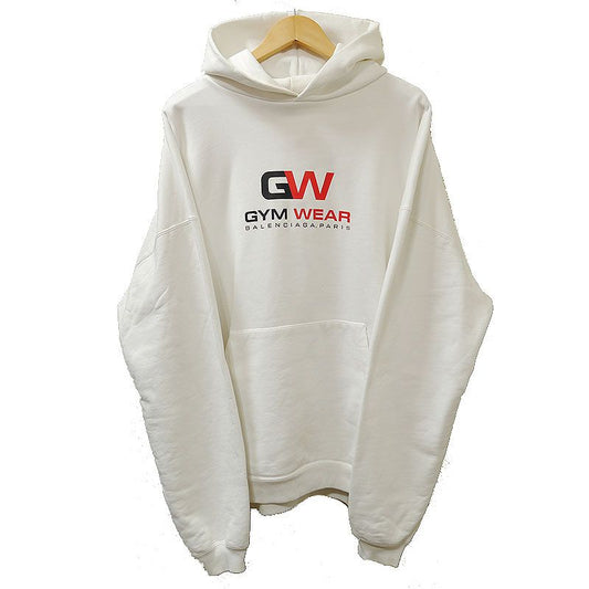 Balenciaga GYM WEAR Large FIT Hoodie 620973 Size XXS Oversized Drop Shoulder