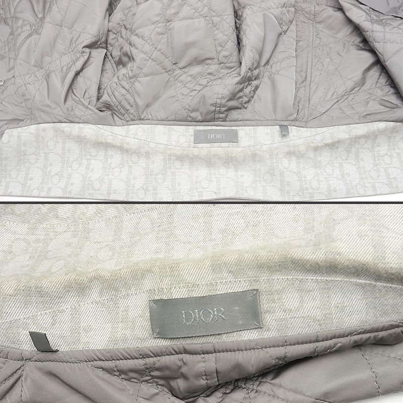 Dior Cotton Jacket 21SS Size 44 Cotton Men's Gray