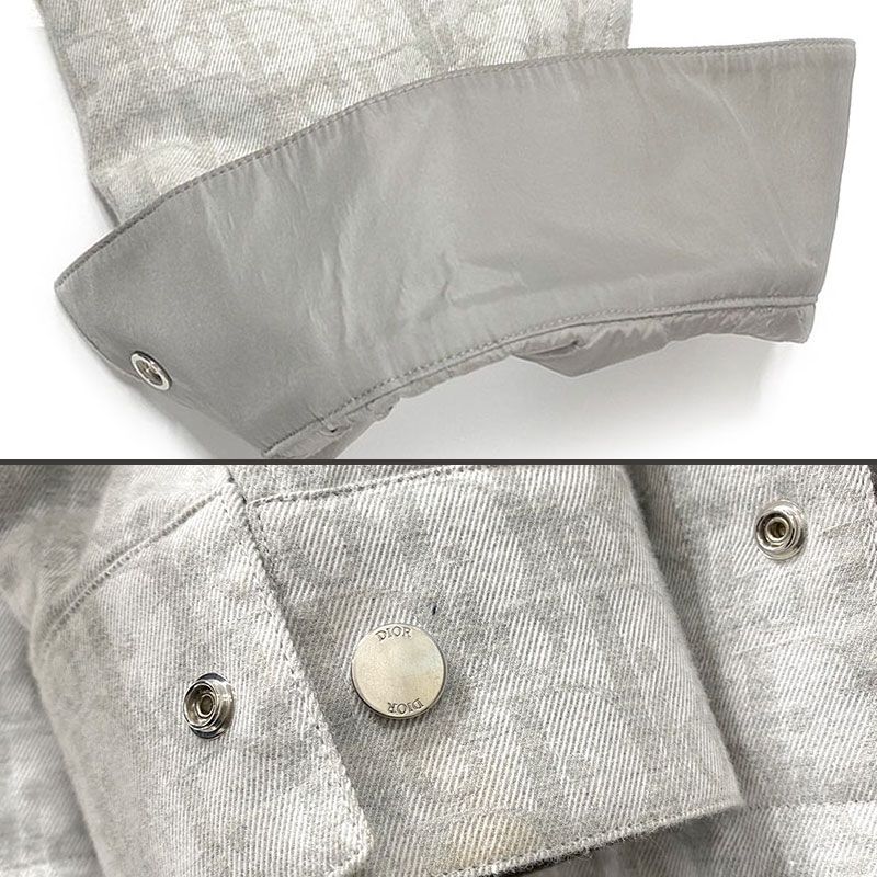 Dior Cotton Jacket 21SS Size 44 Cotton Men's Gray