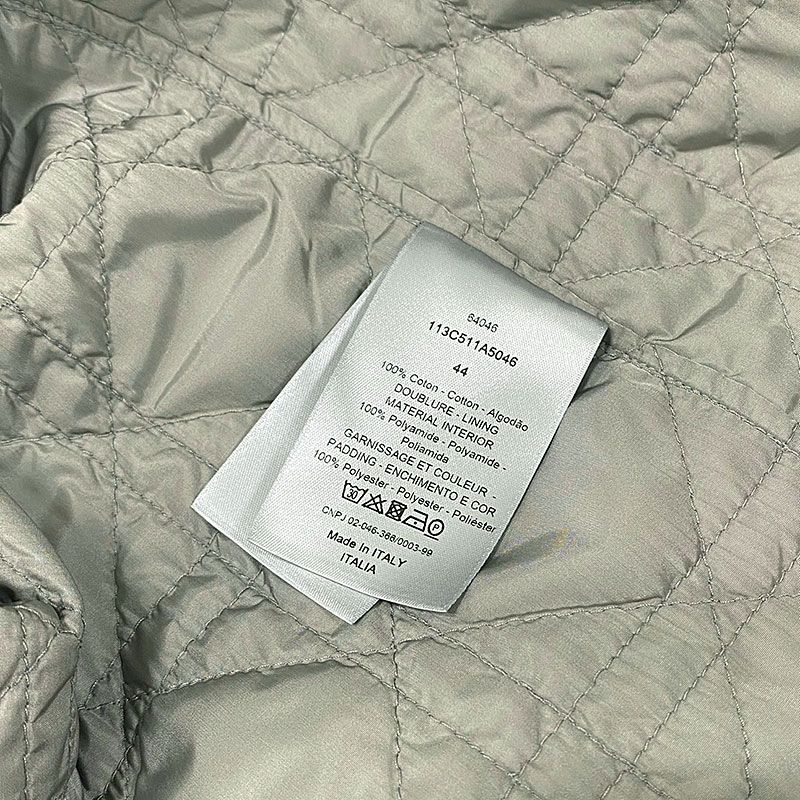 Dior Cotton Jacket 21SS Size 44 Cotton Men's Gray