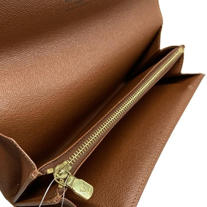 Louis Vuitton Monogram Pochette Cles M61725 Leather Long Wallet