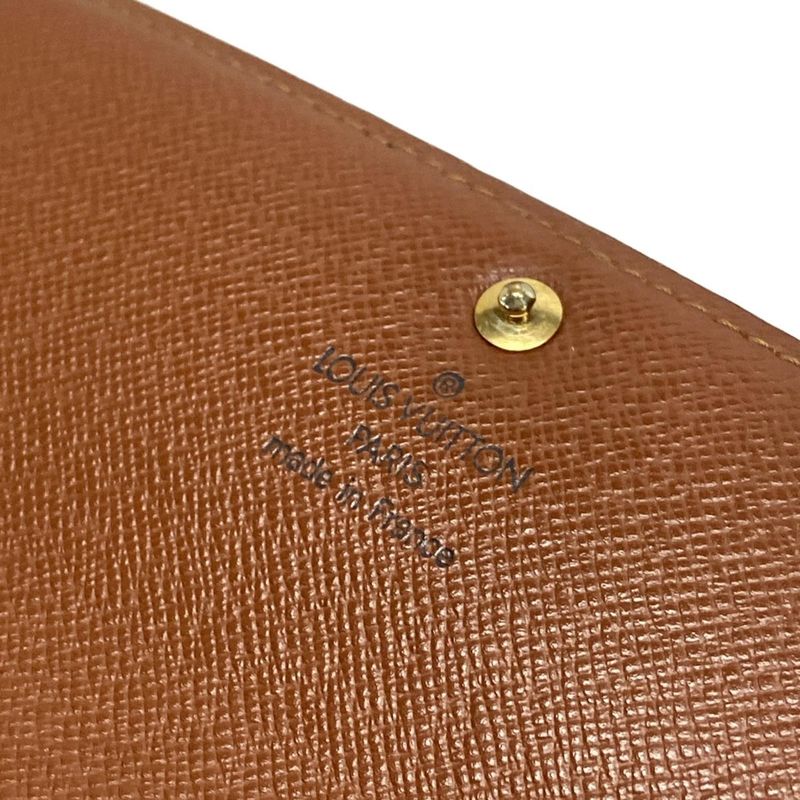 Louis Vuitton Monogram Pochette Cles M61725 Leather Long Wallet