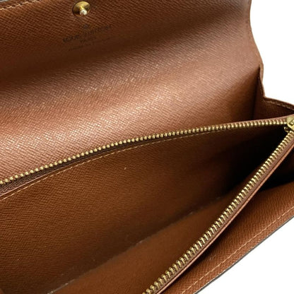 Louis Vuitton Monogram Pochette Cles M61725 Leather Long Wallet