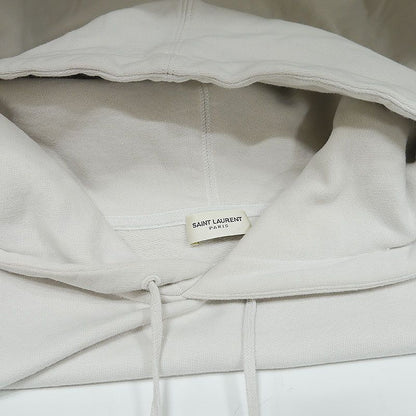 Saint Laurent Optical Illusion Parka 665272 Graphic Logo Size XL White