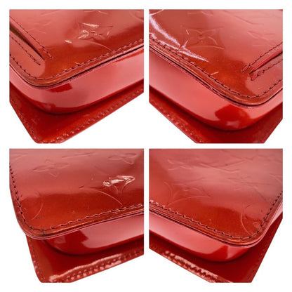 Louis Vuitton Monogram Vernis Motte Rouge Enamel M91137 Shoulder Bag Women