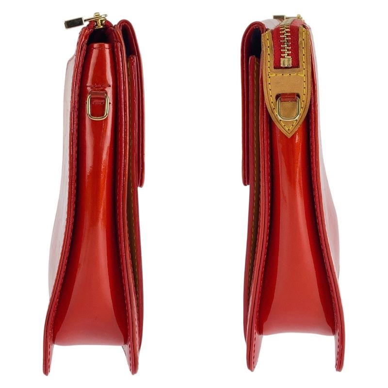 Louis Vuitton Monogram Vernis Motte Rouge Enamel M91137 Shoulder Bag Women