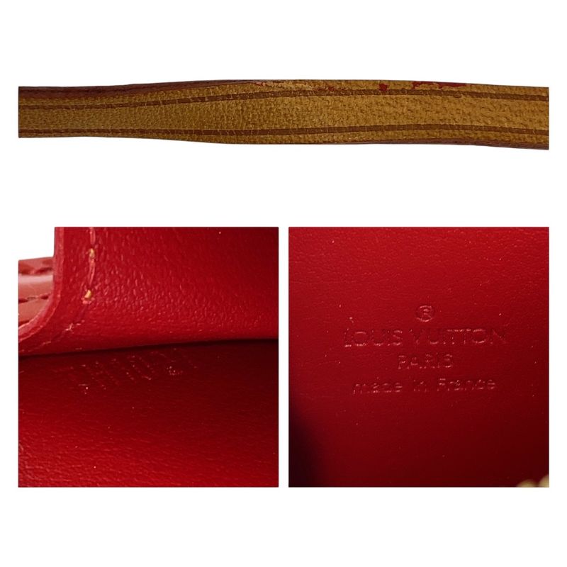 Louis Vuitton Monogram Vernis Motte Rouge Enamel M91137 Shoulder Bag Women