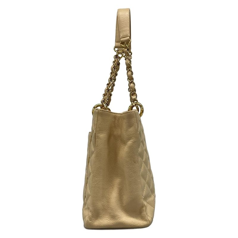 Chanel Tote Bag Reissue Chain Tote (gst) A50995 Beige Gold Hardware