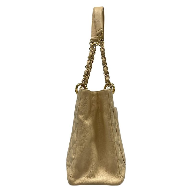Chanel Tote Bag Reissue Chain Tote (gst) A50995 Beige Gold Hardware