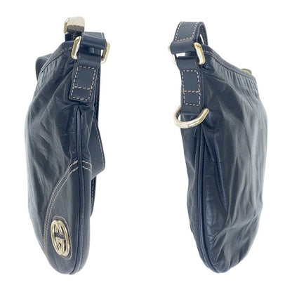 Gucci Interlocking Black Multicolor Gold Hardware Leather 169998 Crossbody