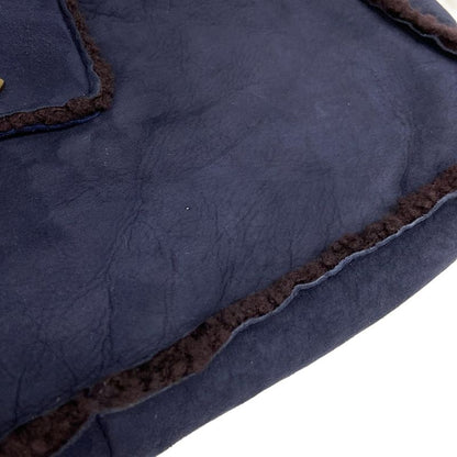 Chanel Handbag - A11746 Dark Navy And Dark Brown Vintage Gold Hardware Mouton