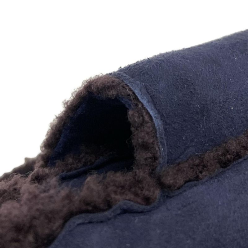 Chanel Handbag - A11746 Dark Navy And Dark Brown Vintage Gold Hardware Mouton