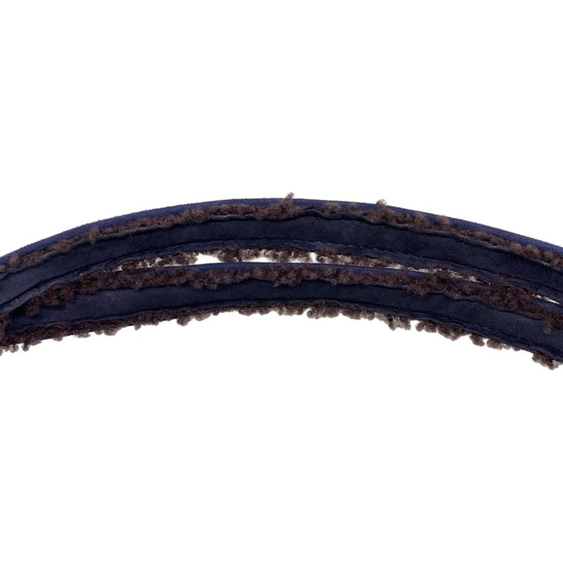 Chanel Handbag - A11746 Dark Navy And Dark Brown Vintage Gold Hardware Mouton