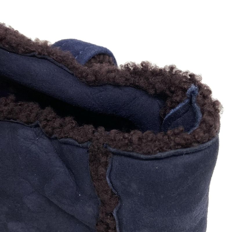 Chanel Handbag - A11746 Dark Navy And Dark Brown Vintage Gold Hardware Mouton