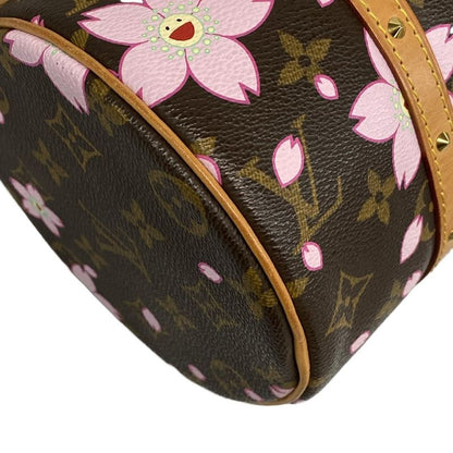 Louis Vuitton Monogram Cherry Blossom Papillon M92009 Marron Leather