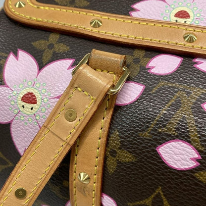 Louis Vuitton Monogram Cherry Blossom Papillon M92009 Marron Leather