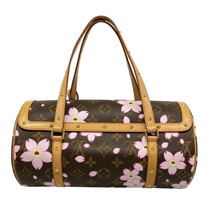Louis Vuitton Monogram Cherry Blossom Papillon M92009 Marron Leather