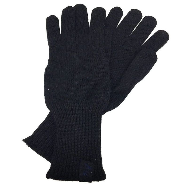 Bottega Veneta Knit Gloves Wool Black Size M Unused Aq5465
