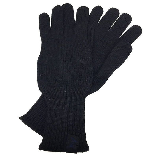 Bottega Veneta Knit Gloves Wool Black Size M Unused Aq5465