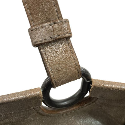 Bottega Veneta Handbag Intrecciato 156674 Silver And Brown Limited Edition Of