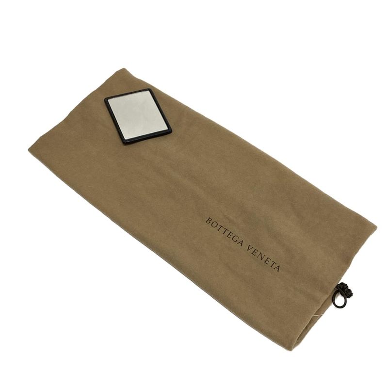 Bottega Veneta Handbag Intrecciato 156674 Silver And Brown Limited Edition Of