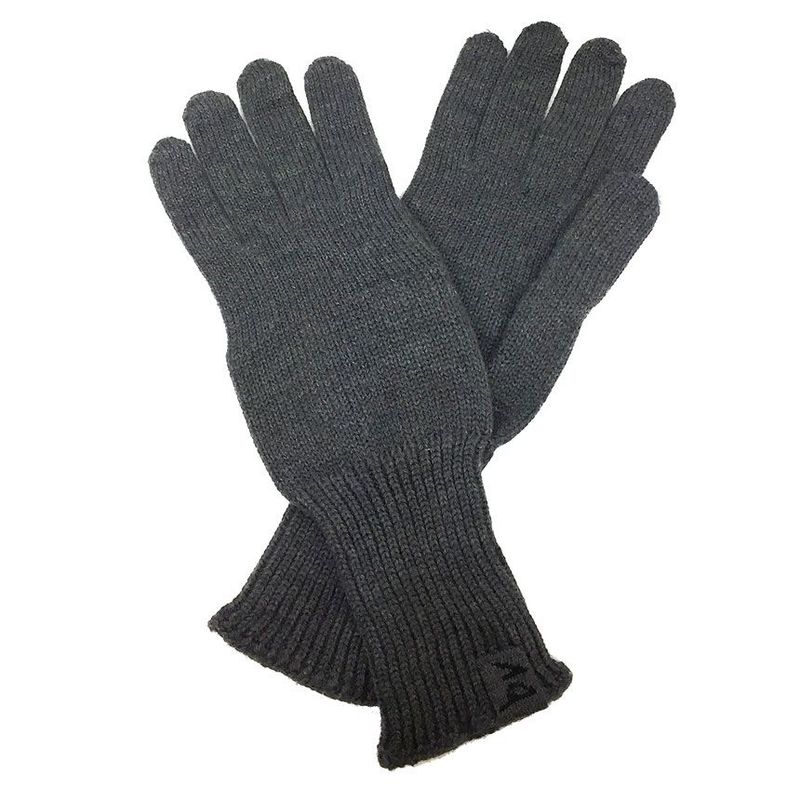 Bottega Veneta Knit Gloves Wool Gray Size M Unused Aq5466